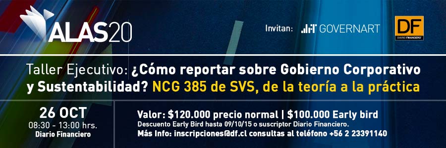 Taller ¿Cómo reportar sobre Gobierno Corporativo y Sustentabilidad?: NCG 385 de SVS, de la teoría a la práctica