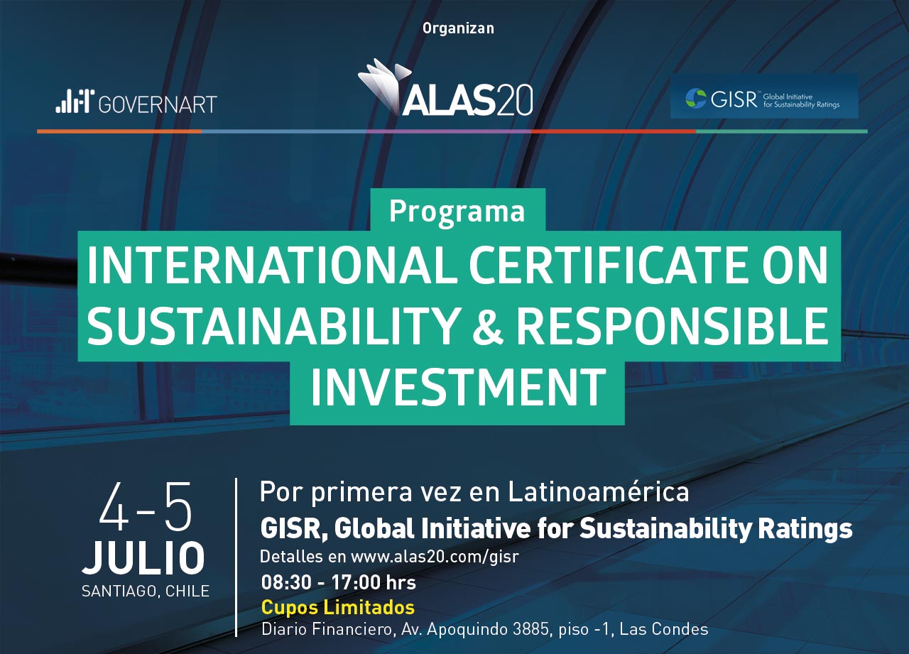 Programa International Certificate on Sustainability & Responsible Investment: Cupos Limitados