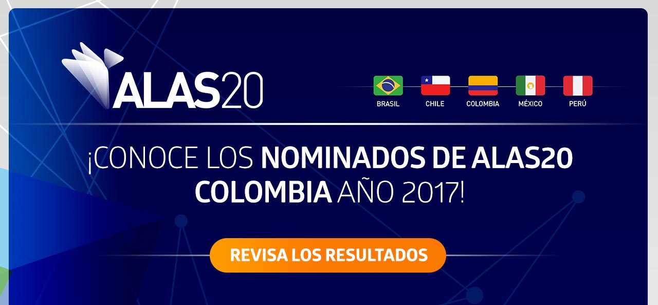 Resultados de Nominados ALAS20 Colombia año 2017