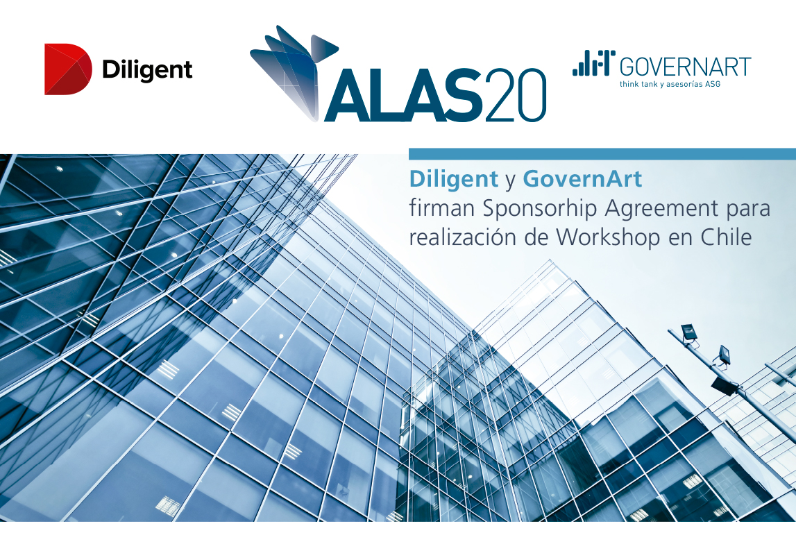 Diligent y GovernArt firman Sponsorhip Agreement para realización de Workshop en Chile